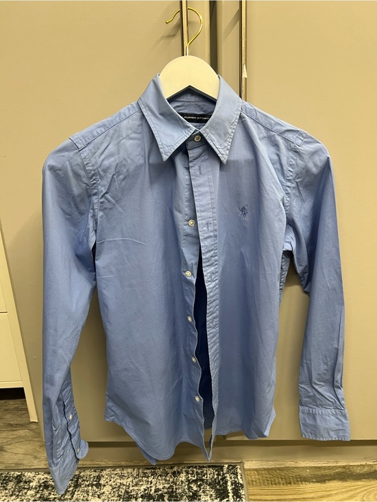 Ralph Lauren Tops - Women’s Light Blue Button-Down Dress Shirt